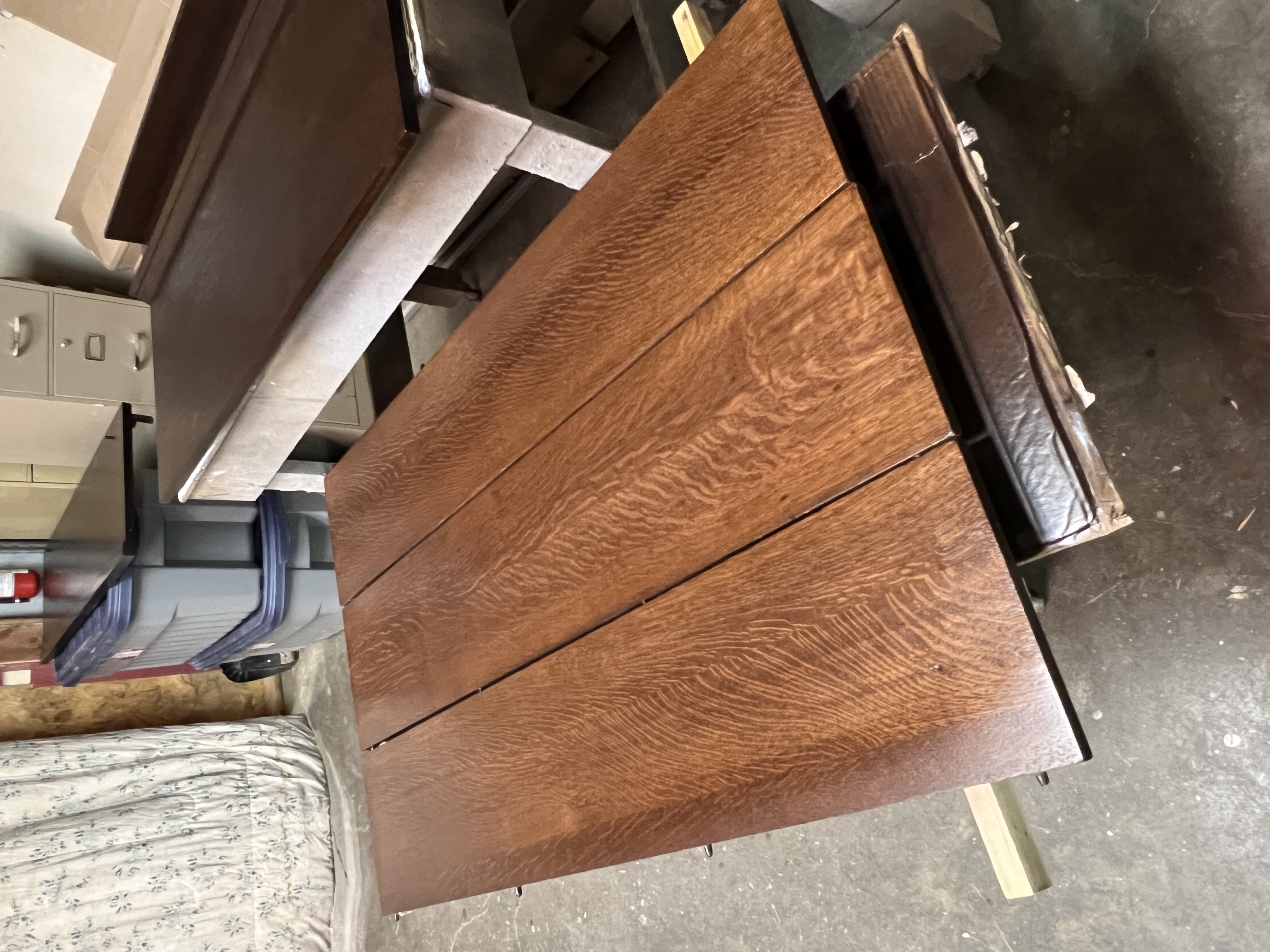 Brown rectangular wooden table