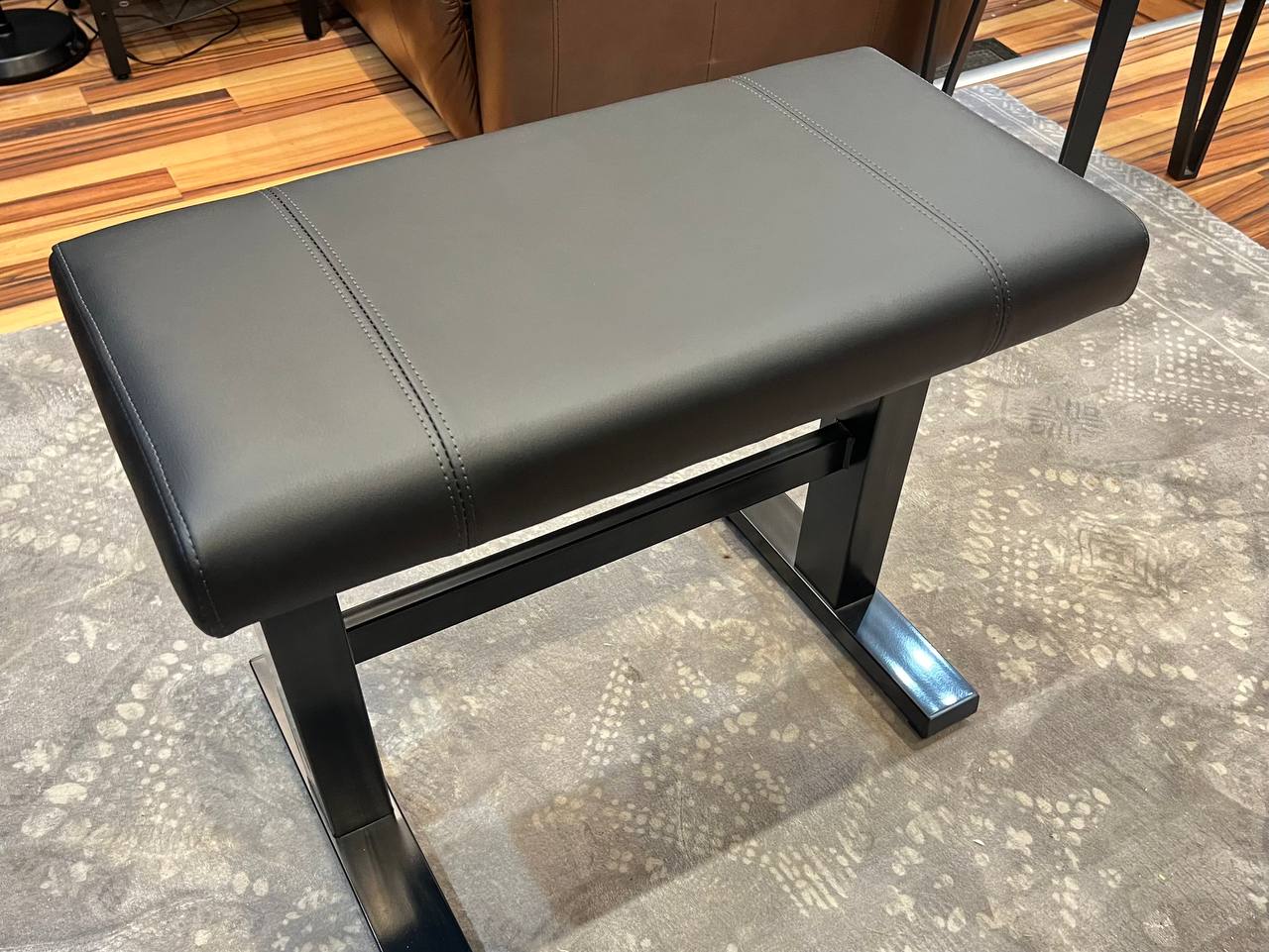 High Quality Black Vinyl Piano Bench