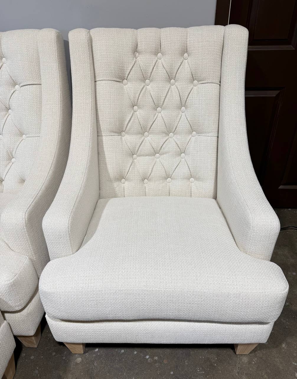 Tufted Wingback Chair