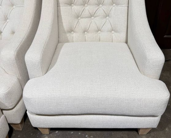Tufted Wingback Chair
