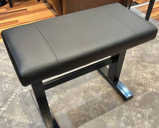 High Quality Black Vinyl Piano Bench