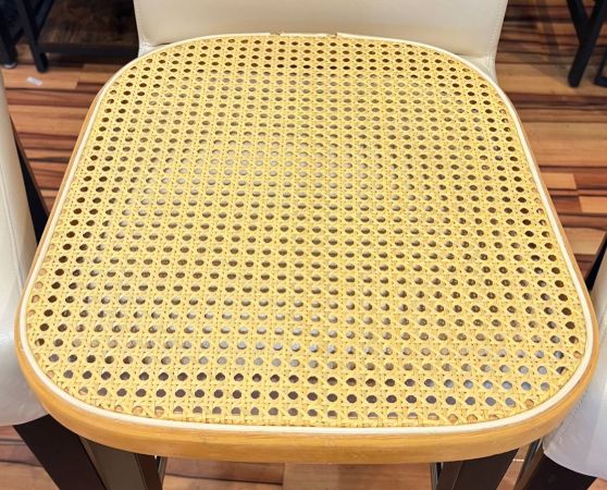 Repaired cane seat